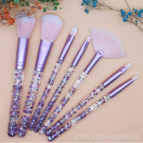 Eye Makeup Brush Set Luxury Glitter Foundation Makeup Brush Set With Bag Supplier